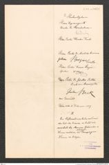 k.k. naturhistorisches Hofmuseum, Intendanzakten 1885-1896 (Hauer), Aktenzahl Z.73.a/1889, Seite 1